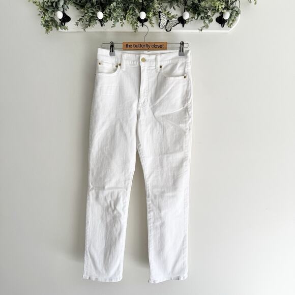 J. Crew Re-96-PFD 96 Straight White Jeans 27 - Picture 1 of 4